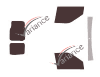 Kit de láminas tintadas Fiat Doblo (2) Utilitario 4/5/6 puertas (2010 - 2022) Kit de láminas tintadas Fiat Doblo (2) Utilitario 4/5/6 puertas (2010 - 2022)