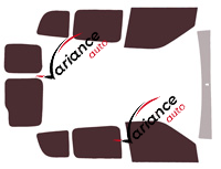 Tinted film kit Opel Combo (C) 6-door (2011 - 2018) Tinted film kit Opel Combo (C) 6-door (2011 - 2018)