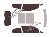 Tinted film kit Fiat Punto (3) Cut 3 doors (2005 - 2018) Tinted film kit Fiat Punto (3) Cut 3 doors (2005 - 2018)