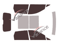 Tinted film kit Fiat Grande Punto (3) 5 doors (2005 - 2009) Tinted film kit Fiat Grande Punto (3) 5 doors (2005 - 2009)