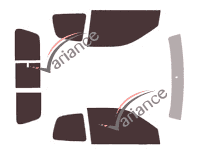 Kit film teinté Fiat Strada (4) Adventure Pick-up 2 portes (2007 - 2019)