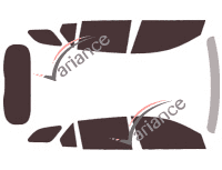 Tinted film kit Fiat Tipo (3) Station Wagon 5 doors (since 2015) Tinted film kit Fiat Tipo (3) Station Wagon 5 doors (since 2015)