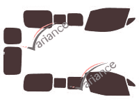 Nissan Evalia Tinted Film Kit (1) NV200 6-door (2009 - 2021) Nissan Evalia Tinted Film Kit (1) NV200 6-door (2009 - 2021)