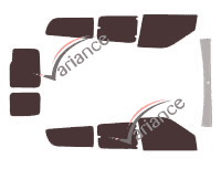 Tinted film kit Opel Combo (C) Maxi 6-door (2011 - 2018) Tinted film kit Opel Combo (C) Maxi 6-door (2011 - 2018)