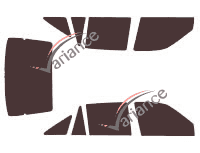 Tönungsfolienkit Daewoo Nexia 5-Türer (1995 - 1999) Tönungsfolienkit Daewoo Nexia 5-Türer (1995 - 1999)
