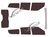 Tinted film kit Opel Combo (C) Maxi 5-door (2011 - 2018) Tinted film kit Opel Combo (C) Maxi 5-door (2011 - 2018)