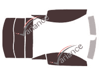 Peugeot RCZ Coupé 2 porte Kit di pellicole oscuranti (2010 - 2015) Peugeot RCZ Coupé 2 porte Kit di pellicole oscuranti (2010 - 2015)