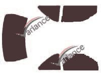 Chevrolet Beretta Coupe 2 door tinted film kit (1988 - 1996) Chevrolet Beretta Coupe 2 door tinted film kit (1988 - 1996)