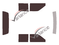 Nissan Navara Tinted Film Kit (2) 4-door pick-up (1998 - 2005) Nissan Navara Tinted Film Kit (2) 4-door pick-up (1998 - 2005)