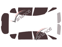 Ford S-Max (2) 5-door tinted film kit (2015 - 2023) Ford S-Max (2) 5-door tinted film kit (2015 - 2023)