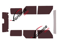 Ford Bronco (6) Long 5-door tinted film kit (since 2021) Ford Bronco (6) Long 5-door tinted film kit (since 2021)