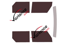 Ford Bronco (6) Hard Top 4-door tinted film kit (since 2021) Ford Bronco (6) Hard Top 4-door tinted film kit (since 2021)