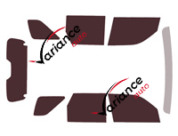 Ford Bronco (6) Sport 5-door tinted film kit (from 2021) Ford Bronco (6) Sport 5-door tinted film kit (from 2021)