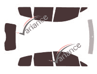 Ford C-Max (1) 5-door (2003 - 2010) tinted film kit Ford C-Max (1) 5-door (2003 - 2010) tinted film kit