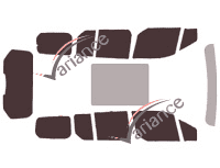 Ford Grand Tourneo (2) Connect 5-door tinted film kit (2014 - 2024) Ford Grand Tourneo (2) Connect 5-door tinted film kit (2014 - 2024)