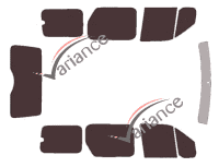 Ford Connect Tinted Film Kit (1) Tourneo Long 5-door (2002 - 2013) Ford Connect Tinted Film Kit (1) Tourneo Long 5-door (2002 - 2013)