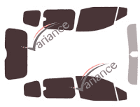 Kit pellicola colorata Ford Courier (1) Tourneo 5 porte (dal 2014)