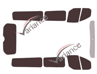 Kit de láminas tintadas Ford Custom Transit (1) Largo 5 puertas (2014 - 2023) Kit de láminas tintadas Ford Custom Transit (1) Largo 5 puertas (2014 - 2023)