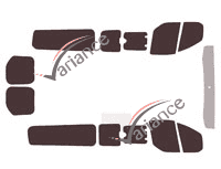 Kit de láminas tintadas Ford Custom Transit (1) Largo 6 puertas (2014 - 2023) Kit de láminas tintadas Ford Custom Transit (1) Largo 6 puertas (2014 - 2023)