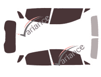 Tönungsfolien-Kit Ford EcoSport (1) 5-Türer (2012 - 2022) Tönungsfolien-Kit Ford EcoSport (1) 5-Türer (2012 - 2022)