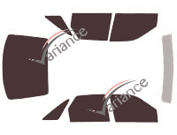 Ford Escort (6) 5 doors (1990 - 2000) tinted film kit Ford Escort (6) 5 doors (1990 - 2000) tinted film kit