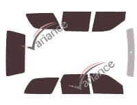 Tinted film kit Ford Escort (6) Clipper Break 5 doors (1900 - 2000) Tinted film kit Ford Escort (6) Clipper Break 5 doors (1900 - 2000)