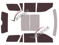 Tinted film kit Ford Expedition (4) Short 5-door (2017 - 2024) Tinted film kit Ford Expedition (4) Short 5-door (2017 - 2024)