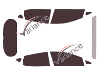 Kit film teinté Ford Fiesta (7) 5 portes (2017 - 2023) Kit film teinté Ford Fiesta (7) 5 portes (2017 - 2023)