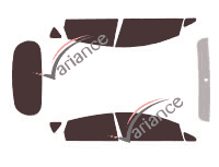 Kit film teinté Ford Fiesta (6) 5 portes (2008 - 2017) Kit film teinté Ford Fiesta (6) 5 portes (2008 - 2017)