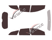 Ford Focus (3) SW Estate 5-door Tinted Film Kit (2011 - 2019) Ford Focus (3) SW Estate 5-door Tinted Film Kit (2011 - 2019)