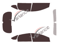 Ford Focus (3) 5-door (2011 - 2015) tinted film kit Ford Focus (3) 5-door (2011 - 2015) tinted film kit