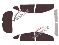 Ford Focus (3) 5-door (2015 - 2018) tinted film kit Ford Focus (3) 5-door (2015 - 2018) tinted film kit