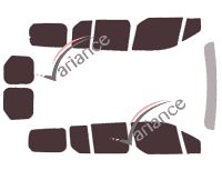 Ford Grand Tourneo (2) Connect 6-door tinted film kit (2014 - 2024) Ford Grand Tourneo (2) Connect 6-door tinted film kit (2014 - 2024)