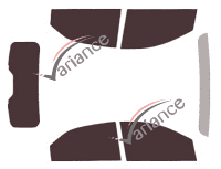 Ford Ka (3) + 5 door (2016 - 2019) tinted film kit Ford Ka (3) + 5 door (2016 - 2019) tinted film kit