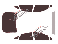 Ford Mondeo (4) 4-door sedan (2014 - 2022) tinted film kit Ford Mondeo (4) 4-door sedan (2014 - 2022) tinted film kit