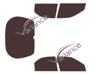 Ford Mondeo (1) 5-door (1993 - 2000) tinted film kit Ford Mondeo (1) 5-door (1993 - 2000) tinted film kit