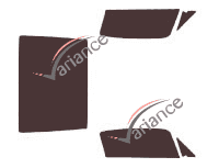 Tinted film kit Ford Mustang (1) Coupe 2 doors (1967 - 1971) Tinted film kit Ford Mustang (1) Coupe 2 doors (1967 - 1971)