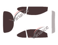 Ford Puma (1) 3-door Coupe (1997 - 2003) tinted film kit Ford Puma (1) 3-door Coupe (1997 - 2003) tinted film kit