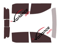 Tinted film kit Ford Ranger (4) 4-door pick-up (since 2023) Tinted film kit Ford Ranger (4) 4-door pick-up (since 2023)