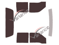 Ford Super Duty Pick-up 4-door tinted film kit (2008 - 2011) Ford Super Duty Pick-up 4-door tinted film kit (2008 - 2011)