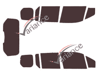 Ford Tourneo (2) Connect 5-door tinted film kit (2014 - 2024) Ford Tourneo (2) Connect 5-door tinted film kit (2014 - 2024)