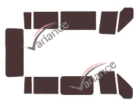 Ford Transit (4) Short 4 door tinted film kit (2000 - 2013) Ford Transit (4) Short 4 door tinted film kit (2000 - 2013)