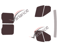 Ford Transit Tinted Film Kit (5) Short & Long 5 door van (since 2014) Ford Transit Tinted Film Kit (5) Short & Long 5 door van (since 2014)