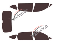 Genesis GV80 (1) 5-door tinted film kit (from 2021) Genesis GV80 (1) 5-door tinted film kit (from 2021)