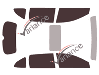 Honda CR-V (5) 5-door tinted film kit (2017 - 2023) Honda CR-V (5) 5-door tinted film kit (2017 - 2023)
