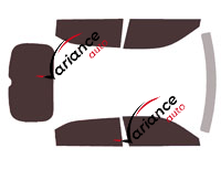 Honda HR-V (3) 5-door tinted film kit (since 2022) Honda HR-V (3) 5-door tinted film kit (since 2022)