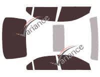 Tinted film kit Honda Accord (7) Sedan 4 doors (2003 - 2008) Tinted film kit Honda Accord (7) Sedan 4 doors (2003 - 2008)