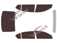 Tinted film kit Honda Accord (9) Sedan 4 doors (2013 - 2018) Tinted film kit Honda Accord (9) Sedan 4 doors (2013 - 2018)