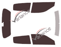 Tinted film kit Honda Civic (5) 3 doors (1991 - 1995) Tinted film kit Honda Civic (5) 3 doors (1991 - 1995)