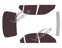 Tinted film kit Honda Civic (6) 5 doors (1995 - 2000) Tinted film kit Honda Civic (6) 5 doors (1995 - 2000)